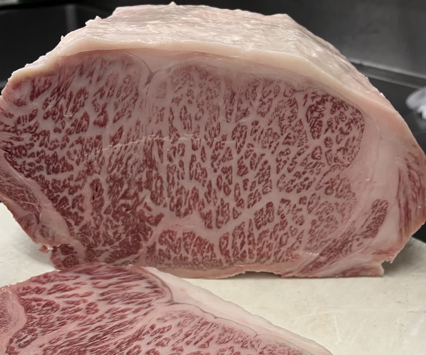 常陸牛の霜降り